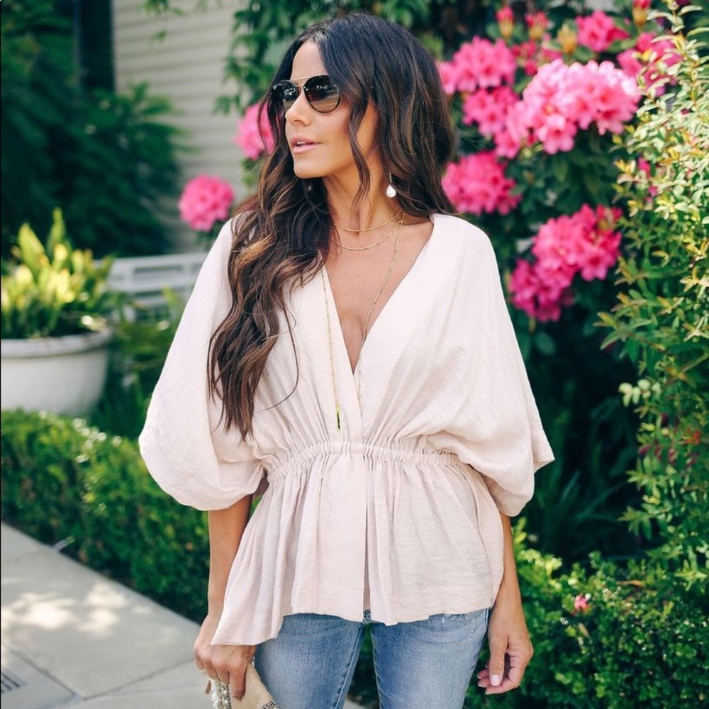 Mon Amour Kimono Top - Blush